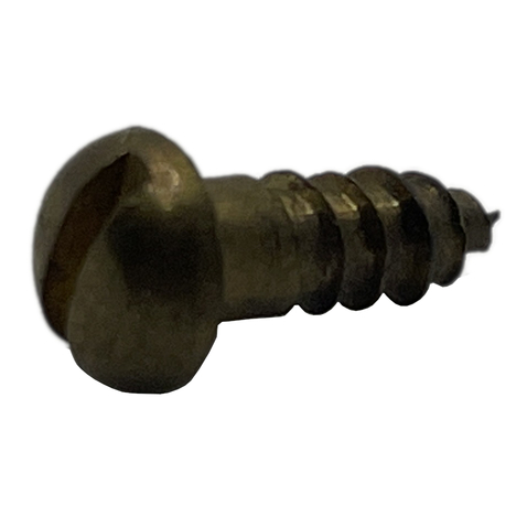 A3280060032R 4 X 1/2 ROUND HEAD WOODSCREW BRASS